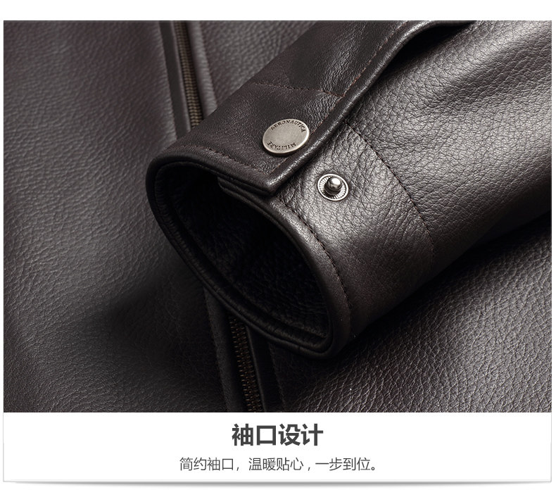 Муни/Муйи новая зеландия импорт оленья кожа кожаная одежда мужской натуральная кожа отворот куртка кашемир Легкая роскошь мужской пальто 