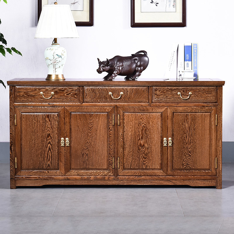 Chicken Wings Wood Triple Closet Red Wood Furniture Door Hall Cabinet Xuan Guan Cabinet Chinese Solid Wood Lockers Antique Shelf