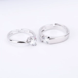 Регулируемое обручальное кольцо подходит для мужчин и женщин для влюбленных