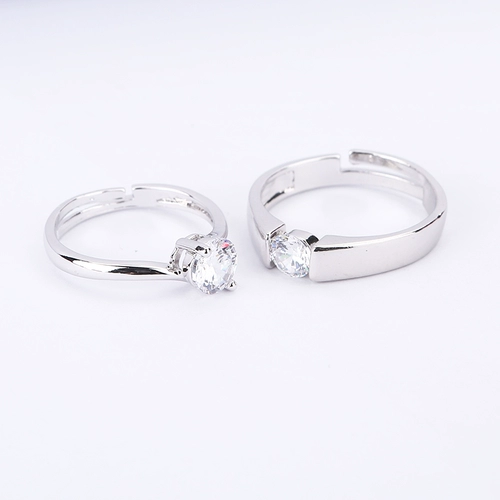 Регулируемое обручальное кольцо подходит для мужчин и женщин для влюбленных