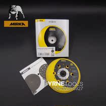 Finland original imported Mirka grinding card 6 inch round tray grinding pad Mocha porous grinding pad grinding plate