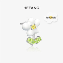 HEFANG Which cream button earbutton without ear holes and ear ear accessories