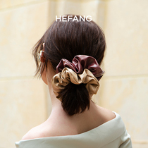 HEFANG He Fang jewelry leather Hairband girl New ins Net Red cold wind niche design large