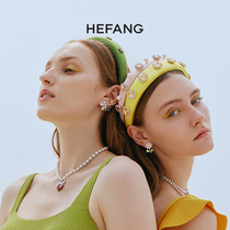 HEFANG He Fang jewelry French court hair hoop female temperament hair band Joker out headband hair accessories headgear