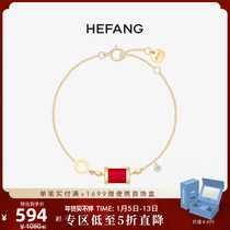 Where is HEFANG where the jewelry sleeps on the princess bracelet 925 sterling silver life-year red rope girl simple girlfriend gift