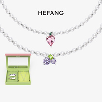 HEFANG He Fang jewelry juice ice short necklace Shen Mengchen Liu Wen with fashion personality simple choker
