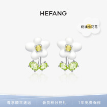 HEFANG WHO Small Flower Nail Original Design Earrings Earrings Accessories