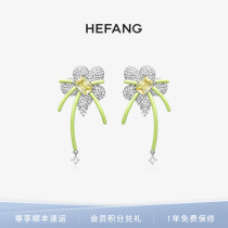HEFANG blooms flower earrings light luxury designing earnail ear accessories