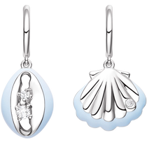 HEFANG He Fang Haibei Earrings Niche Temperament High-end Personality Light Luxury High-end Earrings Birthday Gift ds
