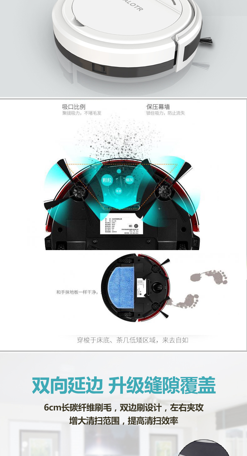 Robot quét bụi vẹt PALOTR của Mỹ Máy hút bụi gia đình thông minh Máy quét và kéo - Robot hút bụi robot hut bui ecovacs