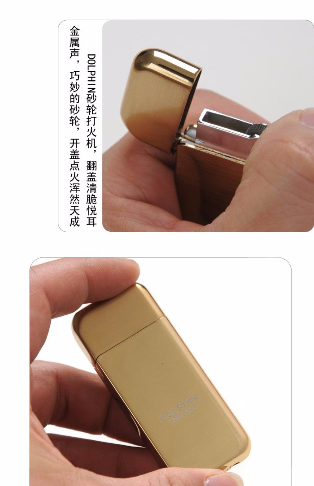 Cá tính sáng tạo đá mài di động siêu nhỏ kim loại nhẹ hơn bơm hơi Windproof siêu nhỏ lửa nhỏ tùy chỉnh l chữ hộp quẹt bic