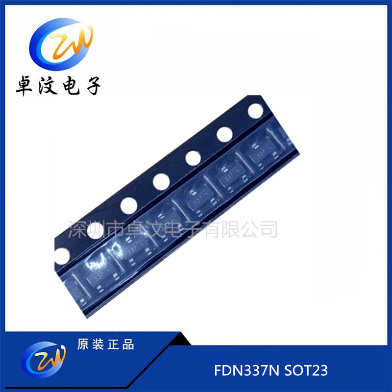 SMD MOS FET FDN337N Screen Printing: 337 30V/2.2A N Channel SOT23-3 Package
