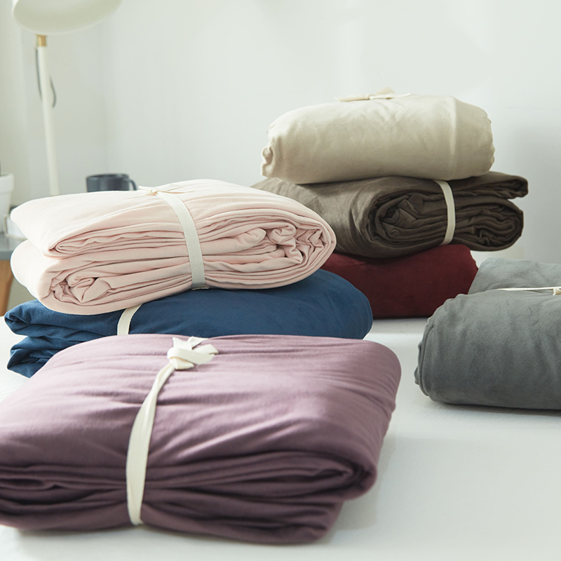 Velvet sheets, bedspreads, bedspreads, custom-made, enlarged tatami double pits, velvet, coral velvet, bed bags