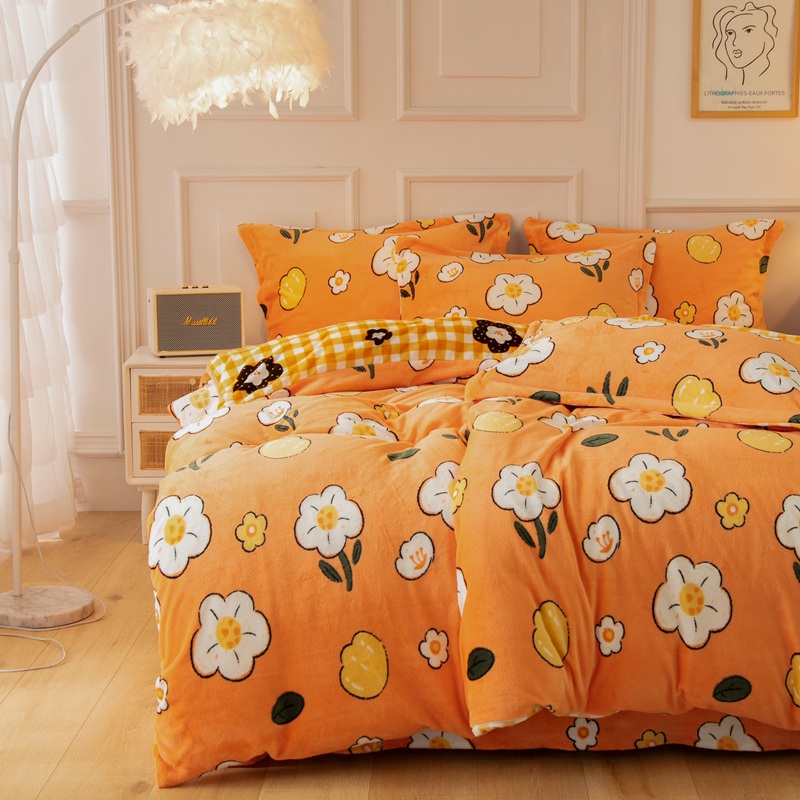 Set to make custom milk suede four pieces of tatami splicing bed bag set 220 * 229 * 230 * 248 * 248 248 250