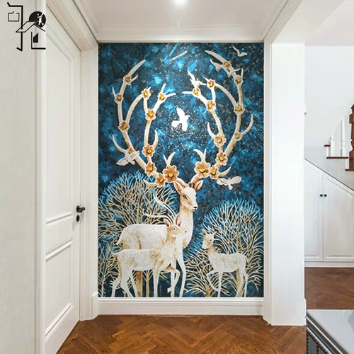 Стеклянная мозаика, головоломка для гостиной, декор, делается под заказ