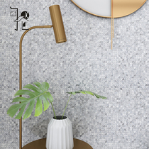 Metal wire drawing aluminium plastic plate Self-adhesive mosaic Living room Restaurant toilet bar Terrace Tiles Small background wall sticker