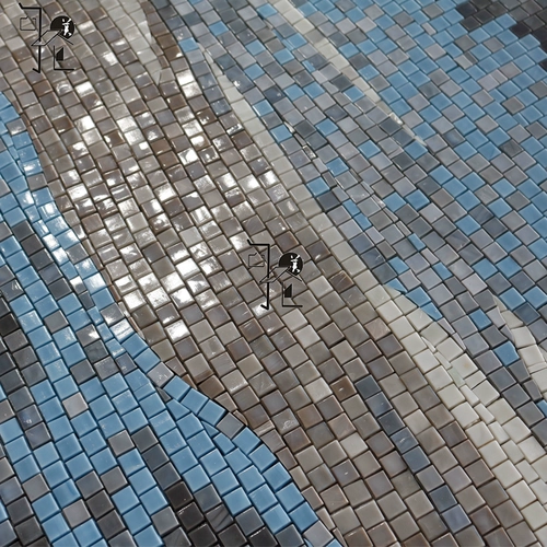 Простой и современный ресторан Newist Light Luxury Orch Glass Mosaic Art фоновый фон стены плитка декоративная картина головоломка