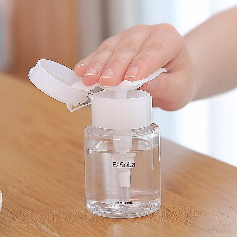 Press-taking bottle face moisturizing makeup remover Water by pressing bottle portable travel Cosmetics Split Bottle Unload water empty bottle