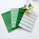 Длинная полоса керамическая мозаичная плитка ретро зеленый ледяной треск на стенах ванная плитка синяя полоса