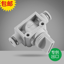 Pneumatic switch manual valve HVFF gas pipe quick valve HVFF6 4 10 12 hand valve HVFF8 10