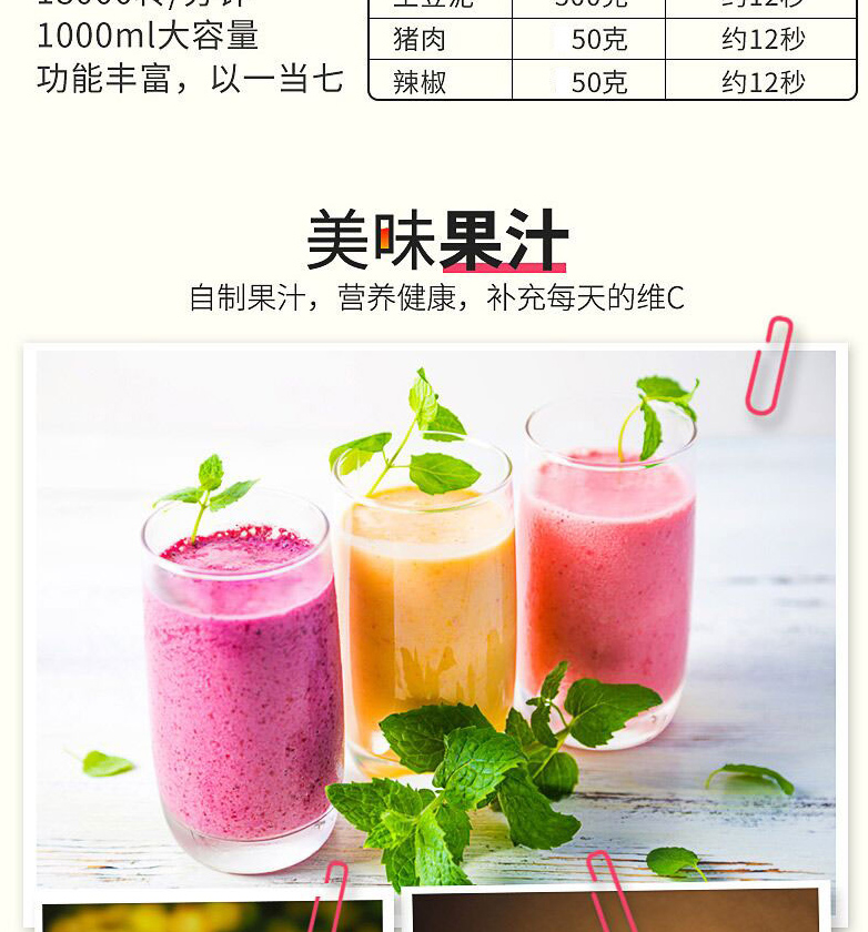 máy xay sinh tố philip Supor máy ép trái cây gia đình tự động trái cây và rau quả đa chức năng nhỏ nhỏ chiên nước trái cây bổ sung thực phẩm trộn - Máy ép trái cây máy xay cầm tay loại nào tốt