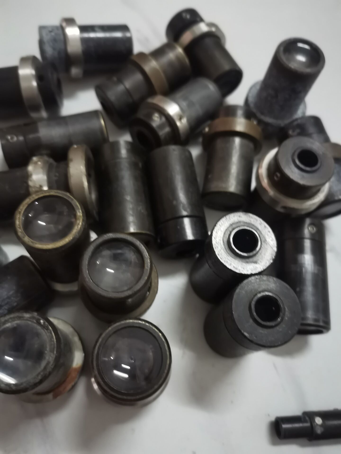 Second-hand Japanese Hamamatsu Excellent quartz UV optical fiber catheter with large number focusing lens Condenser lens-Taobao
