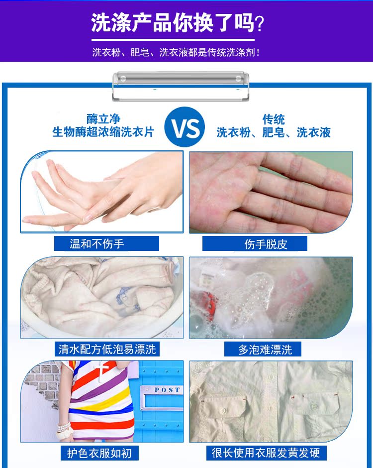 thuốc tím tẩy quần áo [Đặc biệt hàng ngày] máy tính bảng giặt chính hãng khử trùng tập trung làm sạch không huỳnh quang đại lý bảo vệ môi trường siêu vết bẩn máy tính bảng giặt - Dịch vụ giặt ủi javen tẩy trắng