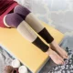 Mùa thu và mùa đông cashmere trên đầu gối vớ nữ vớ cao ống cotton ấm chân mỏng gầy vớ nhảy đầu gối vớ dài set tất noel