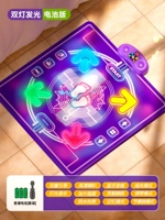 Музыкальный танцевальный коврик ⭐ Модель с подсветкой [Bluetooth/цветная подсветка кнопок] версия с аккумулятором