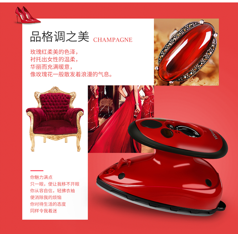 bàn ủi cuckoo Youer Mini Iron hộ gia đình hơi cầm tay du lịch nhỏ cầm tay sắt sinh viên Ký túc xá du lịch chung - Điện sắt bàn ủi hơi nước lock&lock