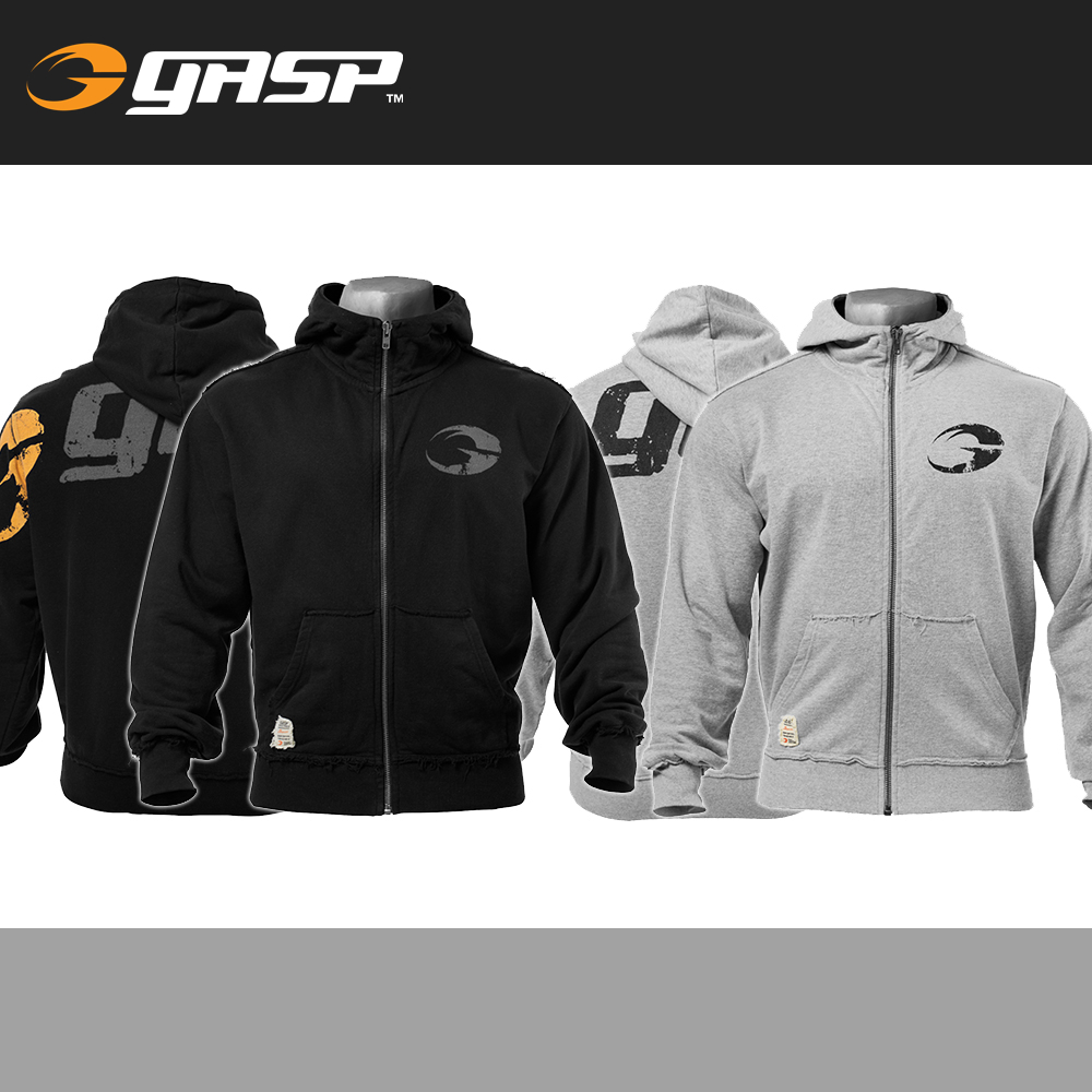 Qingkura GASP Original hoodie Gestay cardio-hoodie with thick men's sports fitness not to be changed