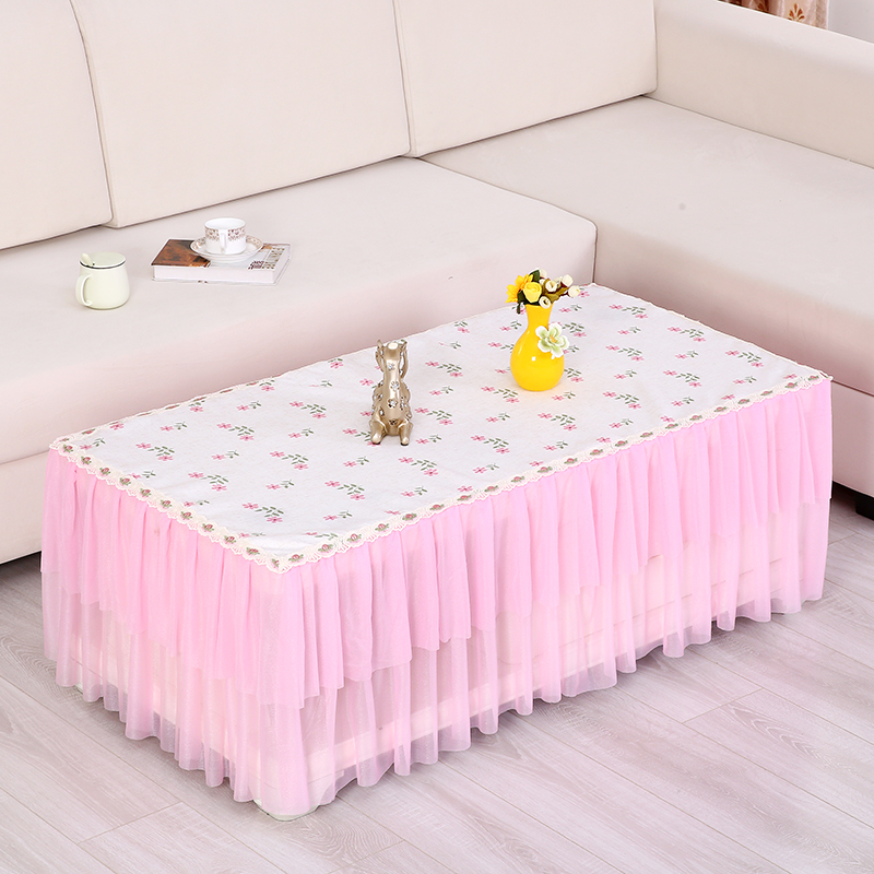 Trang chủ Phòng khách Ren Hình chữ nhật Bàn cà phê Khăn trải bàn Bụi Chống thấm Vải Bàn Bàn Vải Khăn trải bàn Cà phê khăn trải bàn thổ cẩm