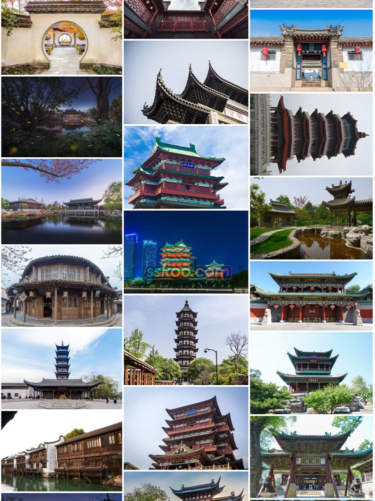 中国传统古典建筑寺庙亭台楼阁园林风代著名JPG图片插图摄影照片素材插图15