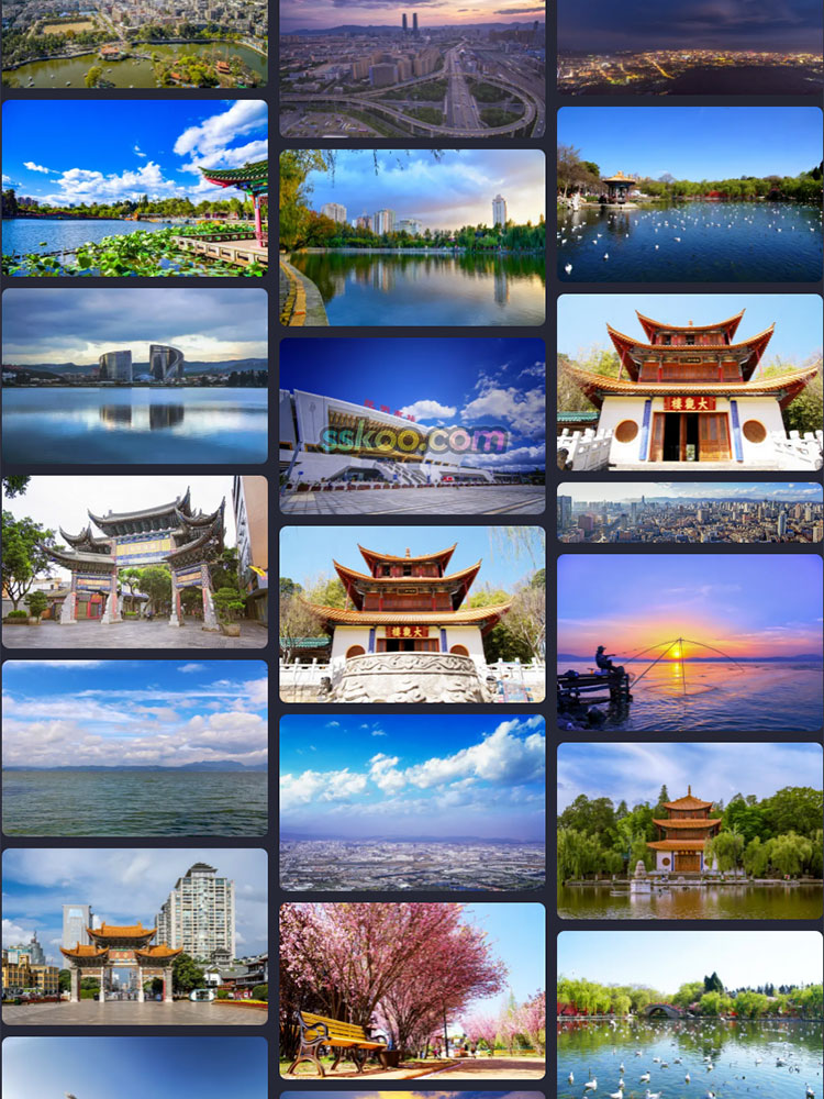 云南昆明风光滇池大观公园石林九乡溶洞夜景摄影高清JPG图片素材插图12