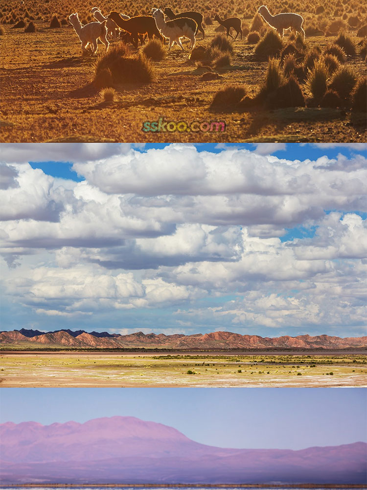 高清JPG素材玻利维亚风光图片高原盐湖火烈鸟天空之境南美洲摄影插图9