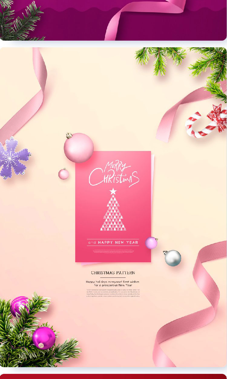 圣诞节平安夜购物活动广告宣传banner海报背景PSD设计素材模板插图8