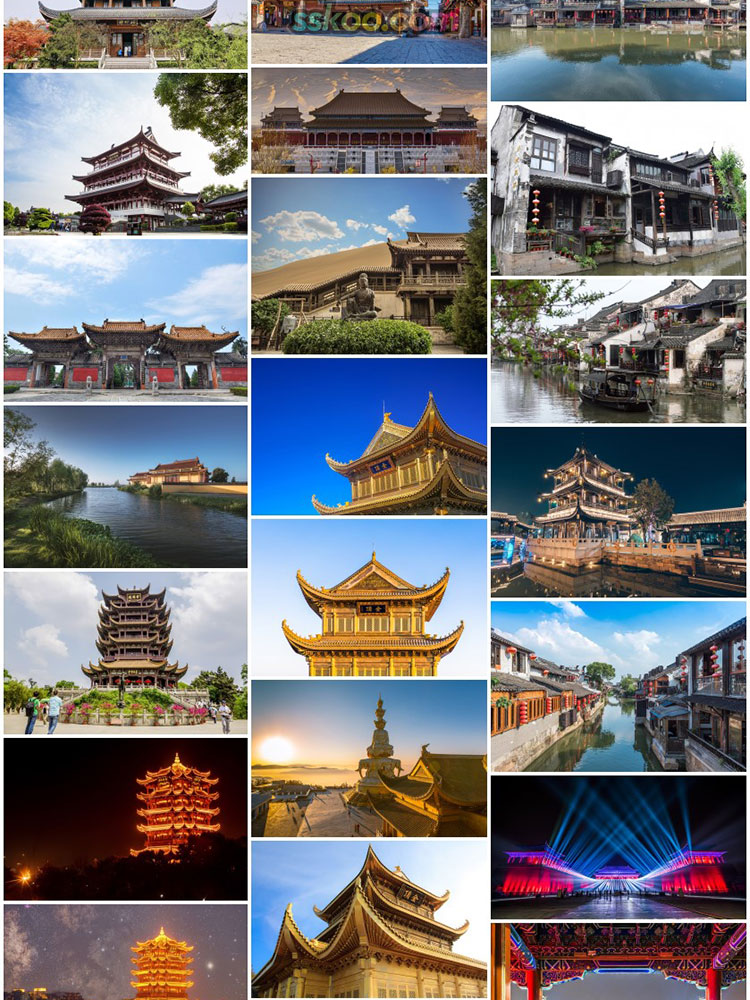 中国传统古典建筑寺庙亭台楼阁园林风代著名JPG图片插图摄影照片素材插图4