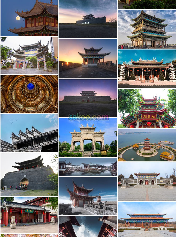 中国传统古典建筑寺庙亭台楼阁园林风代著名JPG图片插图摄影照片素材插图14
