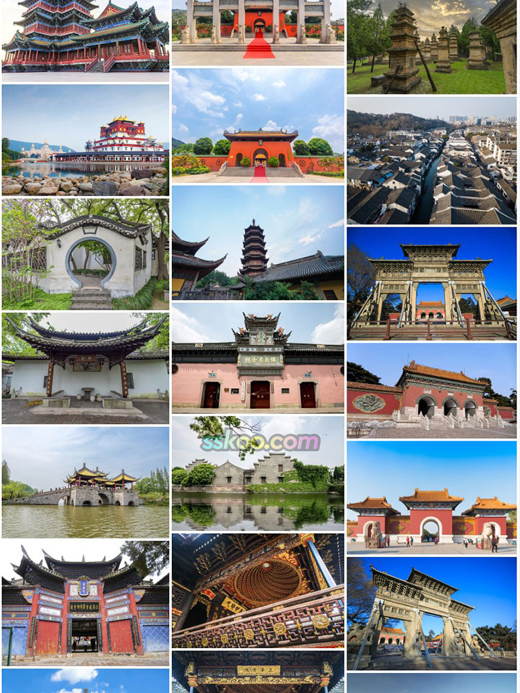 中国传统古典建筑寺庙亭台楼阁园林风代著名JPG图片插图摄影照片素材插图17