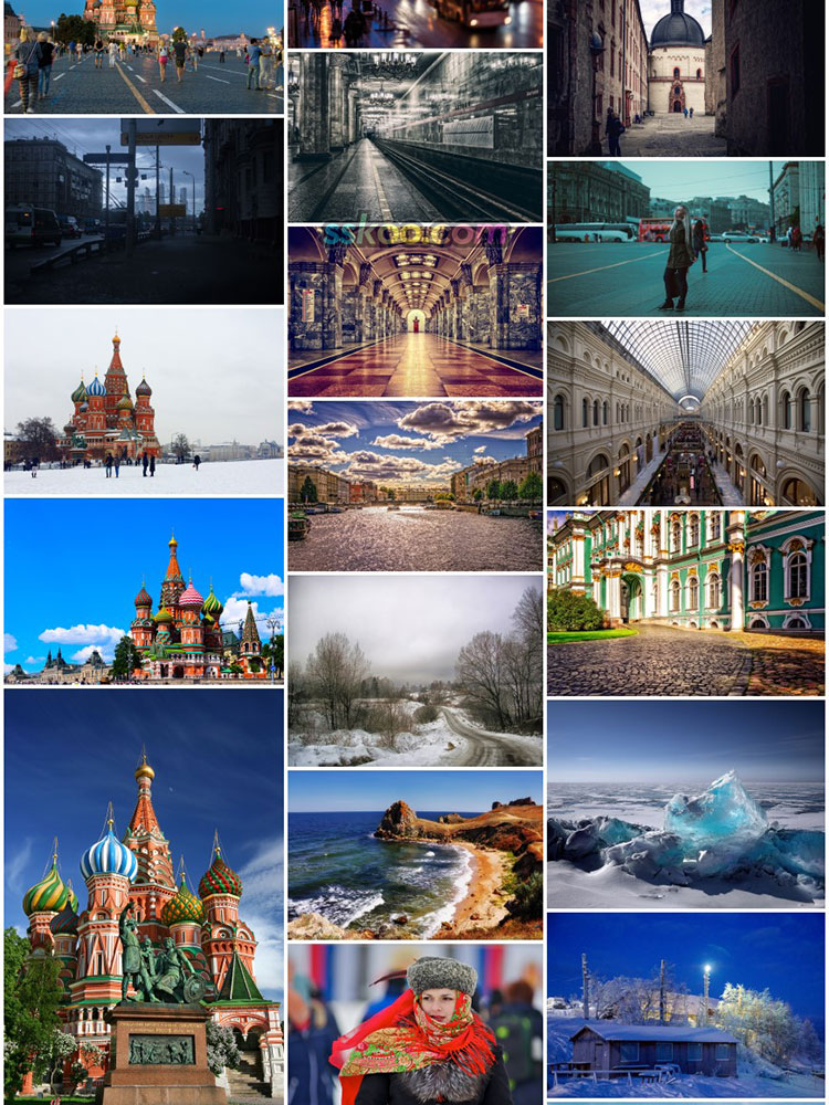 高清JPG素材俄罗斯风光建筑图片著名莫斯科红场圣彼得堡冬宫教堂插图8
