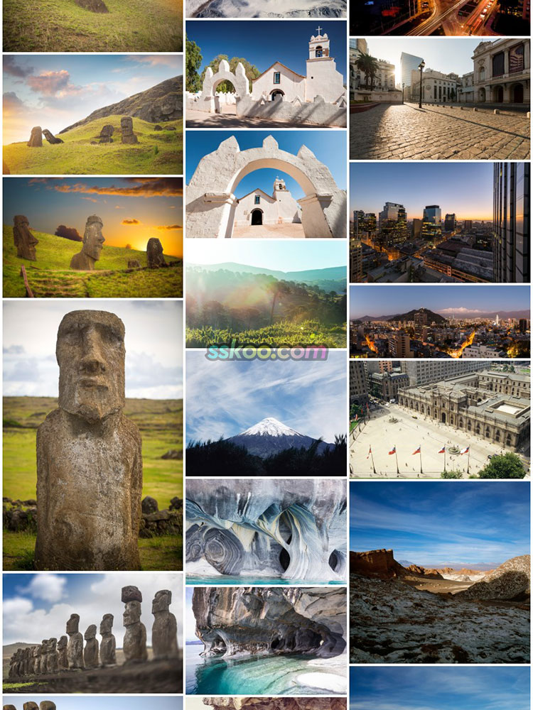 国外景点圣地亚哥复活节南美洲旅行风景高清JPG图片插图照片素材插图14