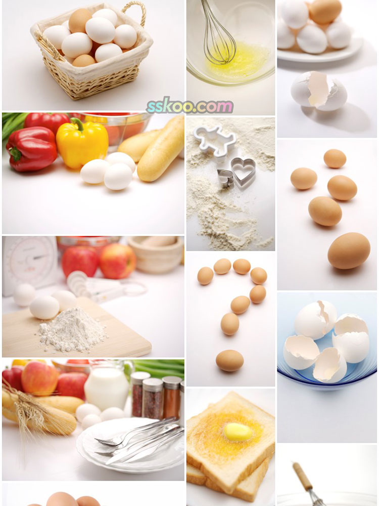 鸡蛋绿色食品高清JPG摄影特写照片4K壁纸背景图片插图设计素材插图8