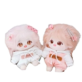 Хлопковая кукла, комбинезон с буквами, белые штаны, толстовка, детская одежда, 10см, 15см, 20см, морская звезда