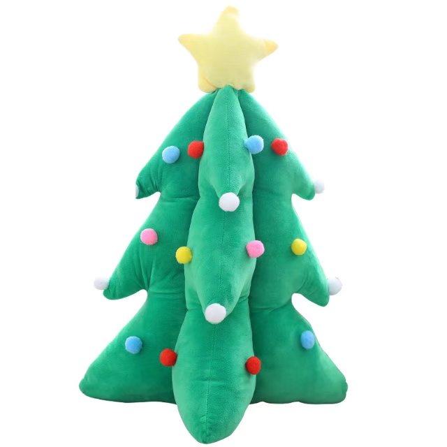 Christmas tree pillow cushion sofa sleeping pillow girl plush toy gift