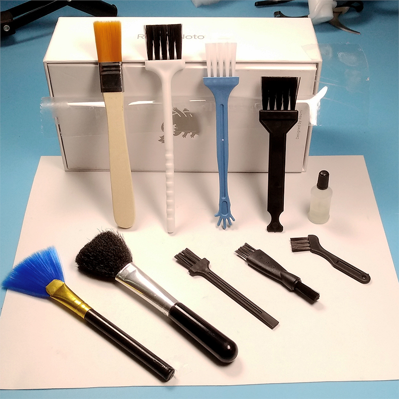 Keyboard brush cleaning brush Computer brush Mobile phone handset gap dust cleaning tool brush 10-piece set optional