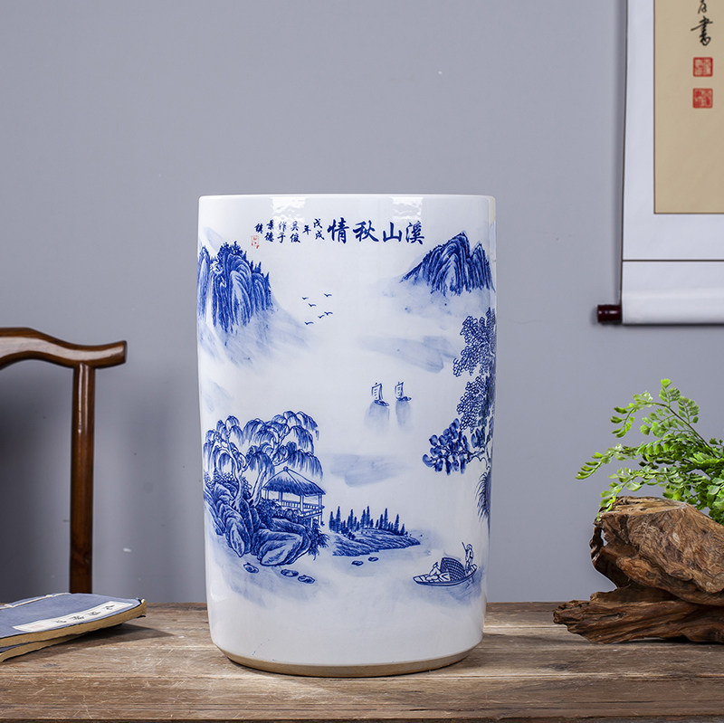 书画缸特大卷画缸：收藏艺术，展现生活美学！🎨-其他花器-淘宝百科网
