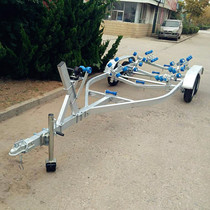 Yacht tow frame FRP boat 6 meters assault boat trailer Luya boat trailer FRPYS600R factory direct sales
