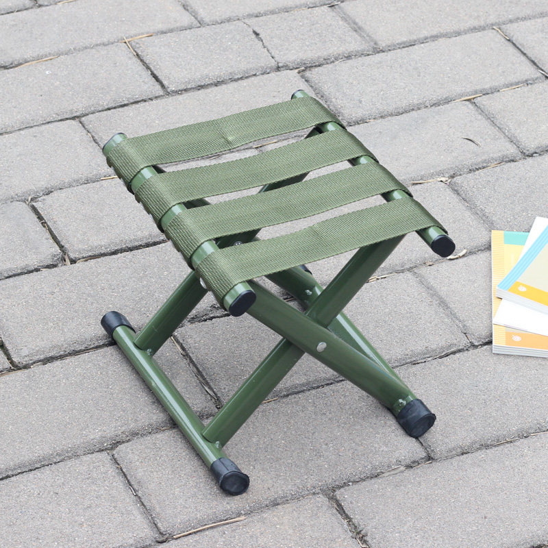 Small bench folding portable student examination endorsement small stool military training Maza folding bench portable outdoor ultra light