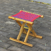 Mazar solid wood folding portable Locust Wood mazazi outdoor barbecue folding bench adult bench fishing Mazza