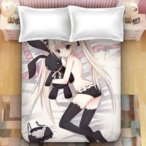Custom-made Yuanzhikong peripheral student dormitory anime sheets two-dimensional dome girl boys single quilt cover pillowcase from picture